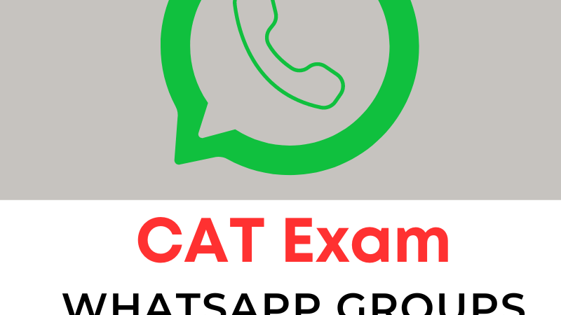 cat exam whatsapp group