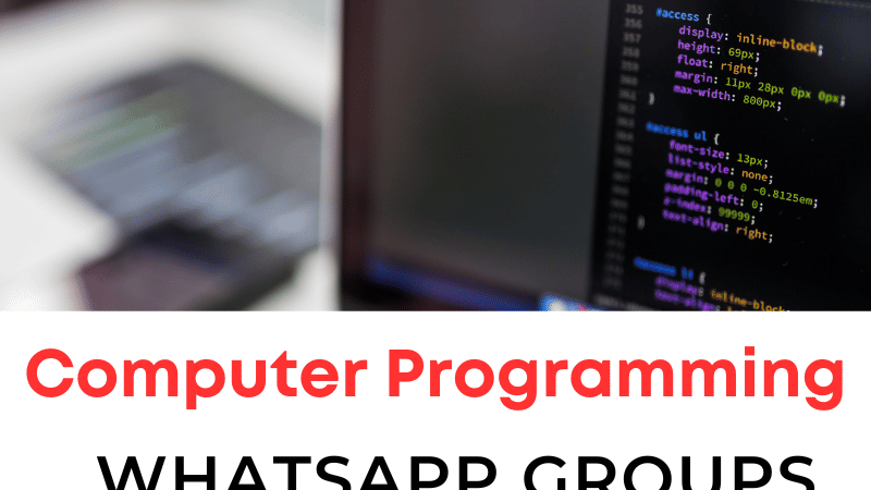 computer programming whatsapp group