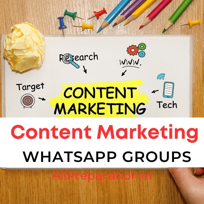 content marketing whatsapp group