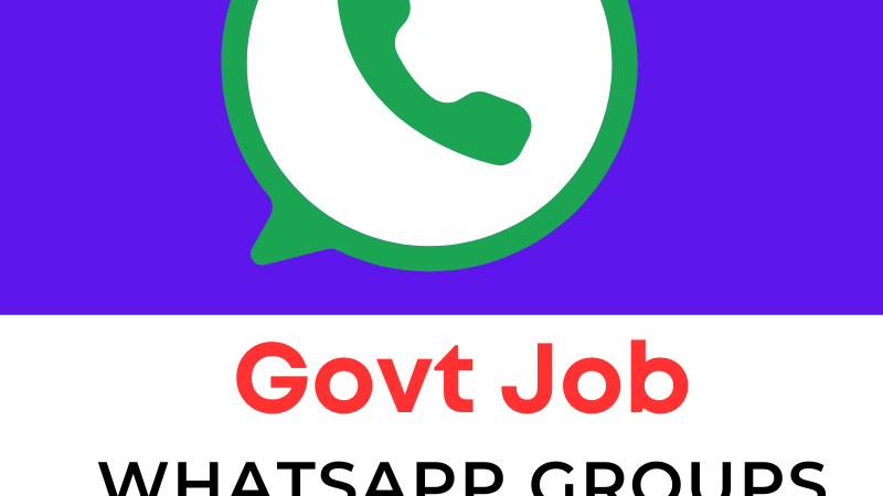 govt jobs whatsapp group