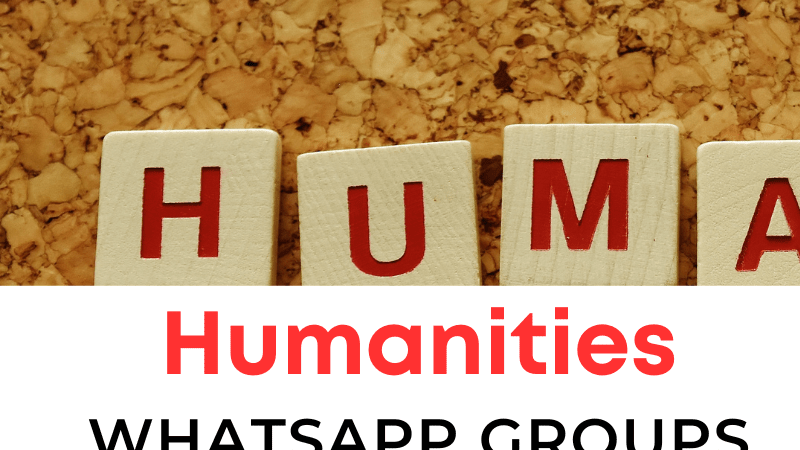 humanities WhatsApp group