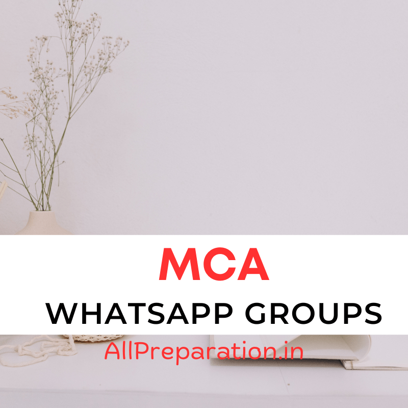 mca whatsapp group