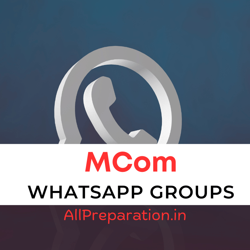 mcom whatsapp group