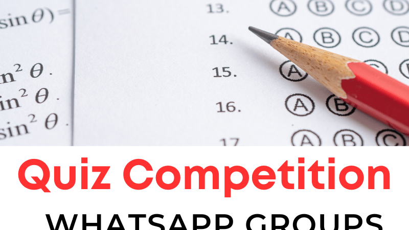 quiz competition whatsapp group